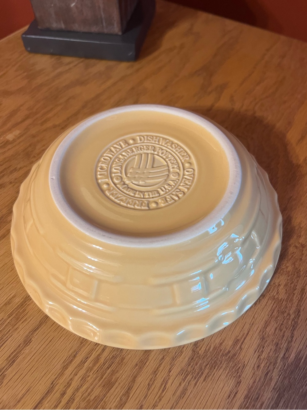 Longaberger Small Pie Plate- Butternut Color 🥧